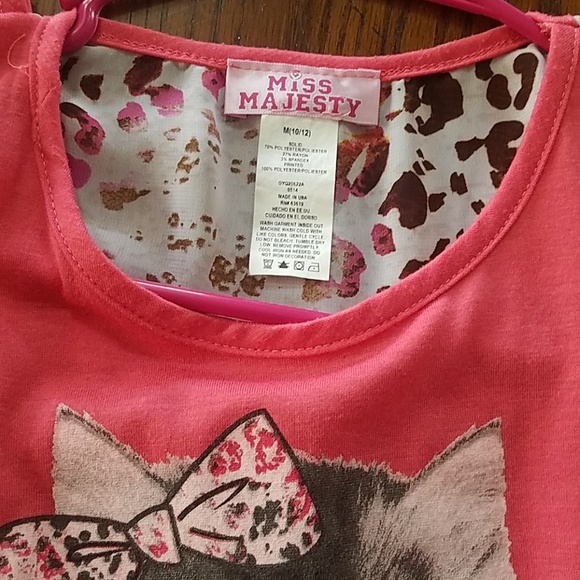 High low cat shirt size M - Picture 2 of 3